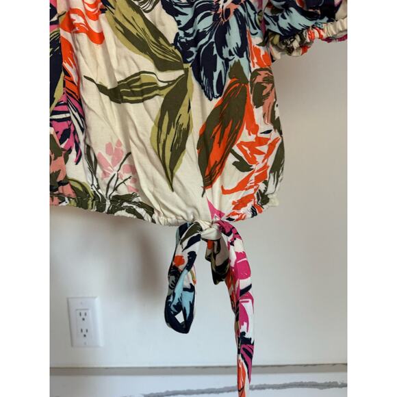 Coco Bianco Floral Blouse Women's‎ Size Small - Picture 3 of 9